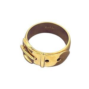 Authentic Gucci Gold Tone Scarf Ring ✨